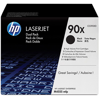 HP 90X Black Toner Dual Pack (24,000 pages)